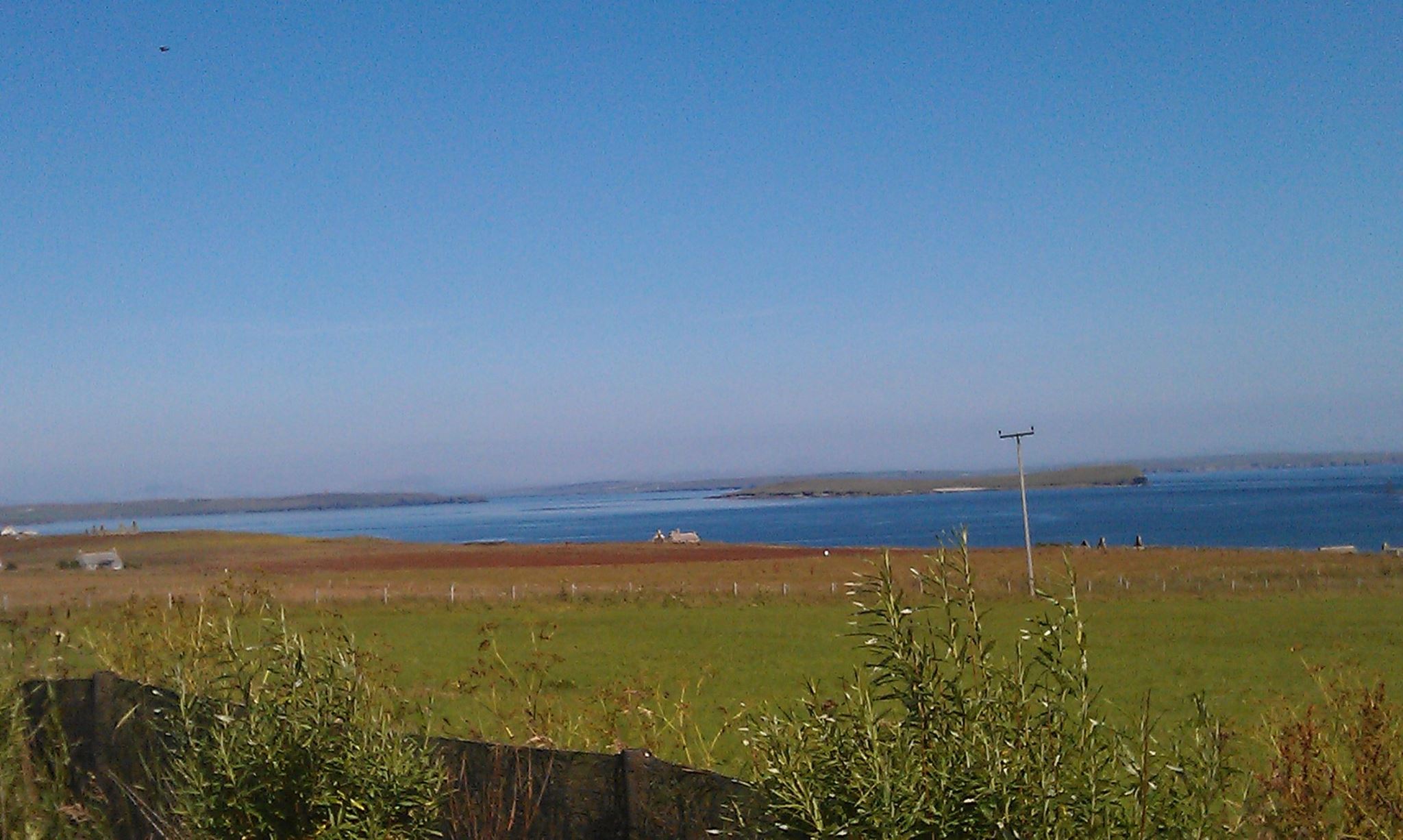 Looking out to sea from Old Hall Cottage Self Catering Cottage Orkney